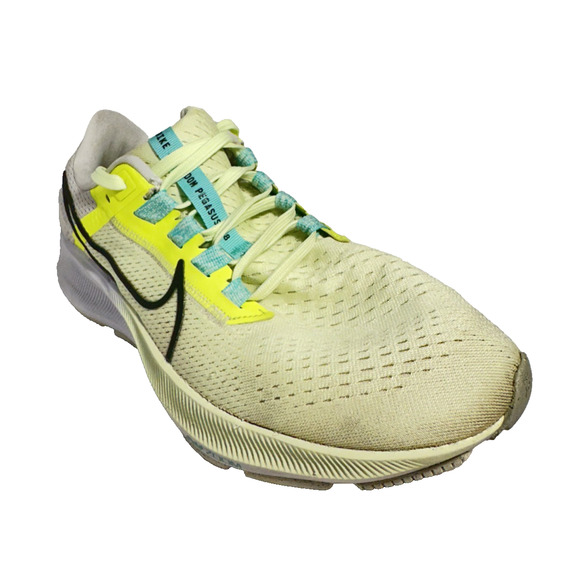 Nike Air Zoom Pegasus 38 Women’s Running Shoes Size 9 Pale Yellow Teal Black - Picture 2 of 8